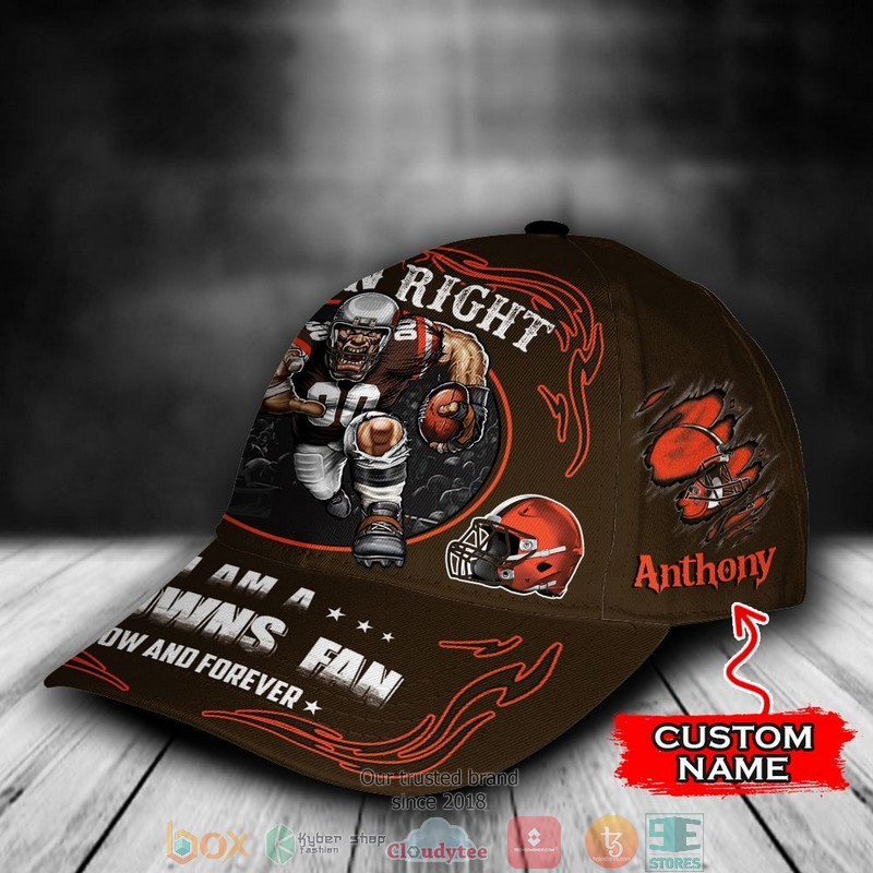 Cleveland_Browns_Mascot_NFL_Custom_Name_Cap_1