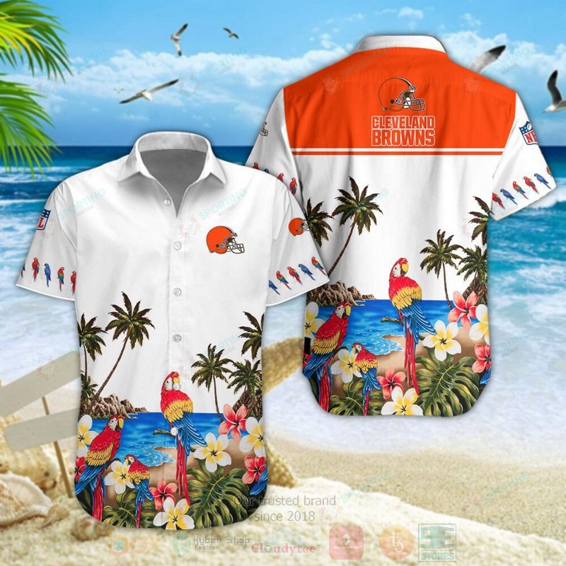 Cleveland_Browns_NFL_Parrot_Hawaiian_Shirt