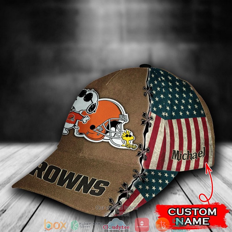 Cleveland_Browns_Snoopy_NFL_Custom_Name_Cap_1