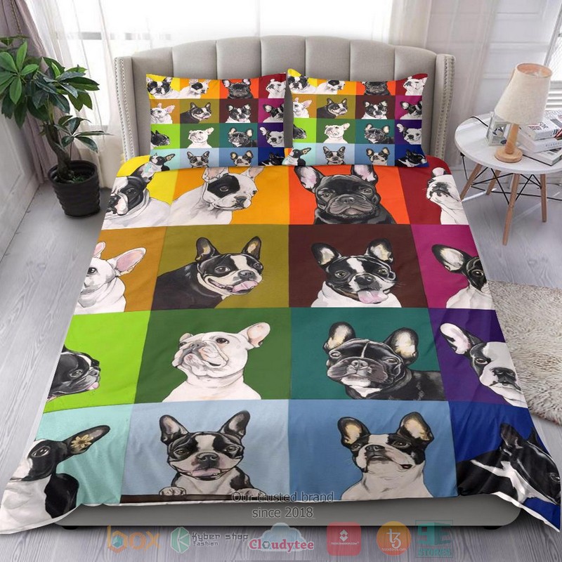 Colors_Cute_Frenchie_Bedding_Sets