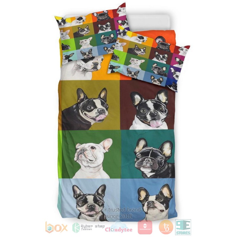 Colors_Cute_Frenchie_Bedding_Sets_1