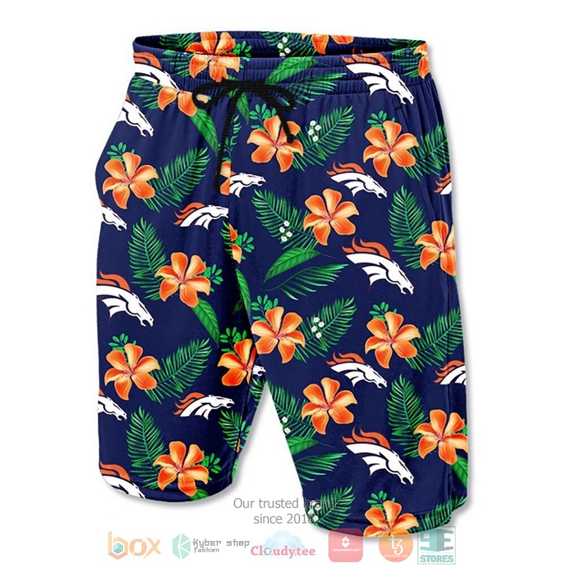 Denver_Broncos_Hibiscus_Hawaiian_Shorts