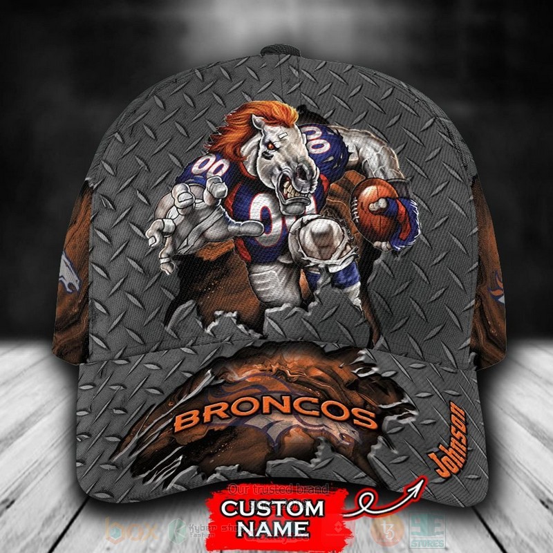 Denver_Broncos_Mascot_NFL_Custom_Name_Cap
