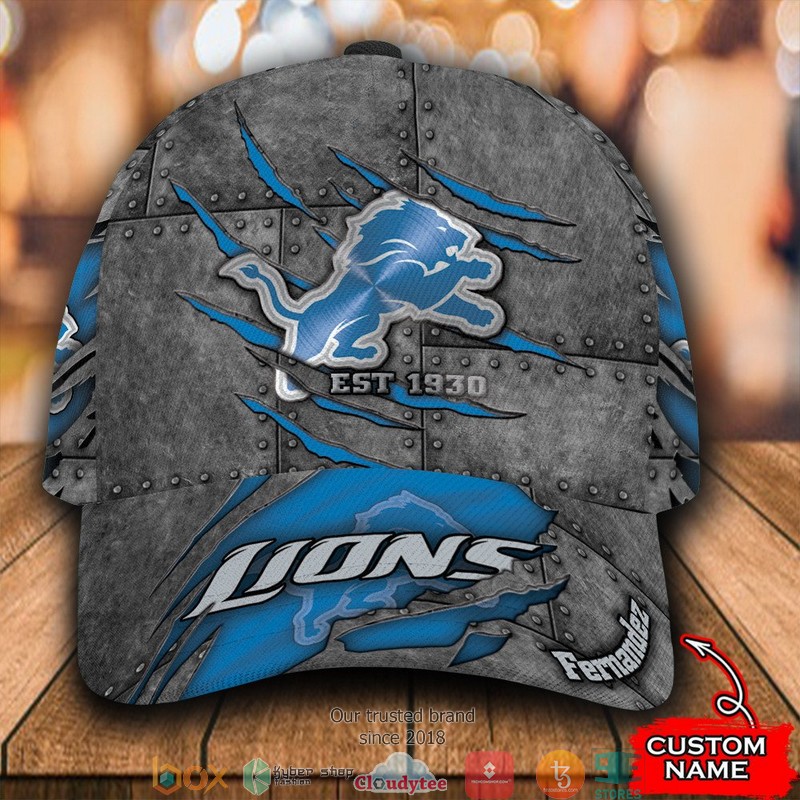 Detroit_Lions_Luxury_NFL_Est_1930_Custom_Name_Cap