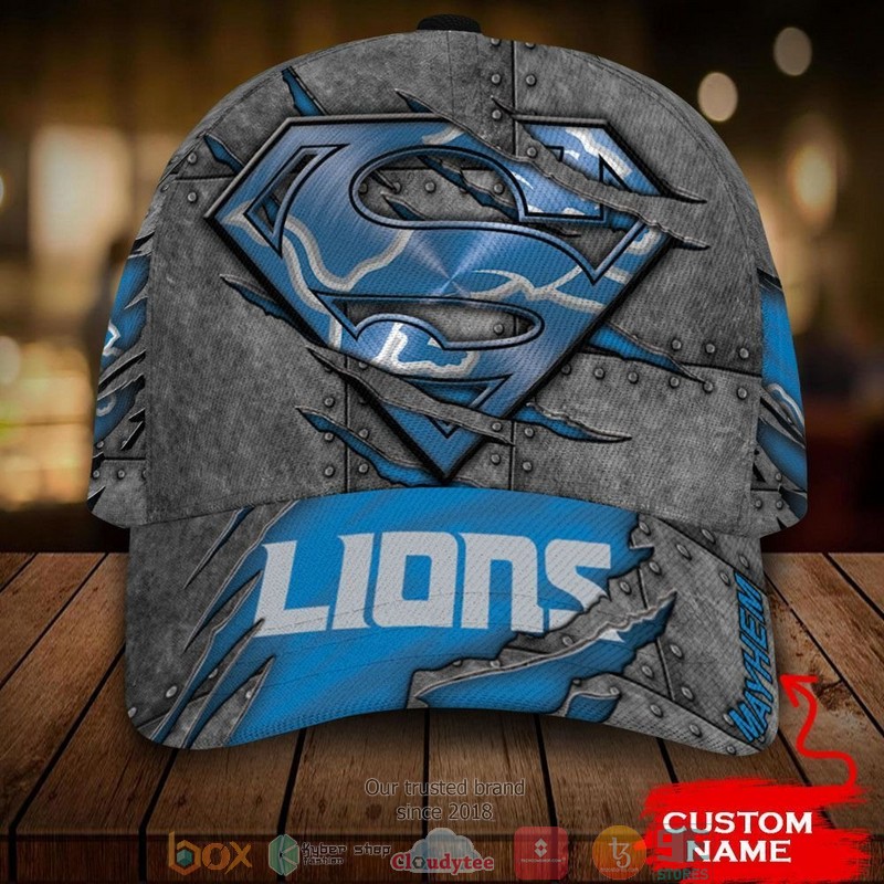 Detroit_Lions_NFL_Superman_Custom_Name_Cap