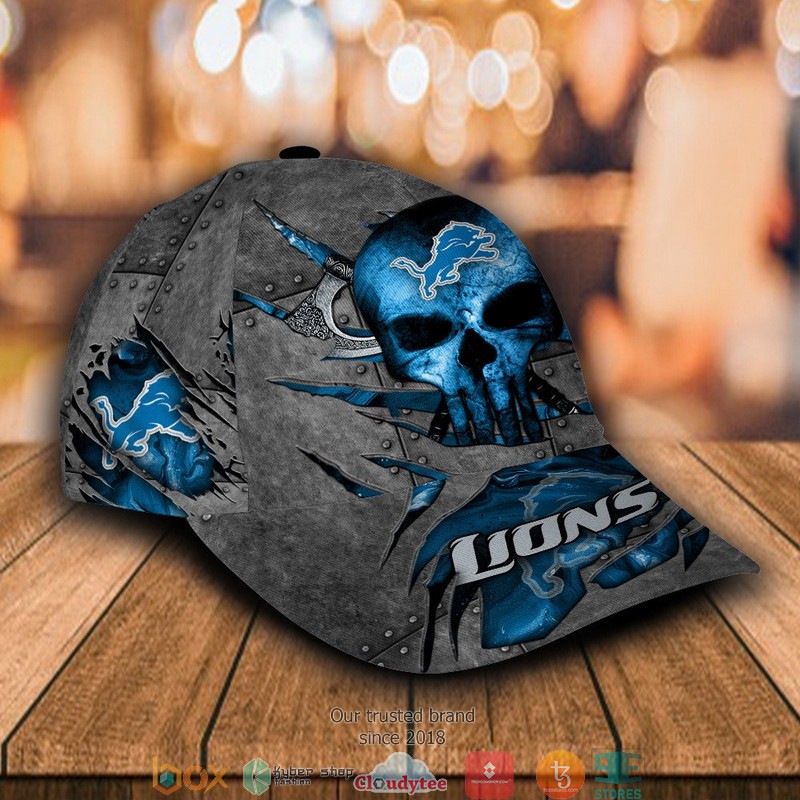Detroit_Lions_Skull_NFL_Custom_Name_Cap_1