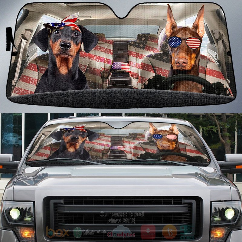 Doberman_Pinscher_American_Flag_Independence_Day_Car_Sun_Shade