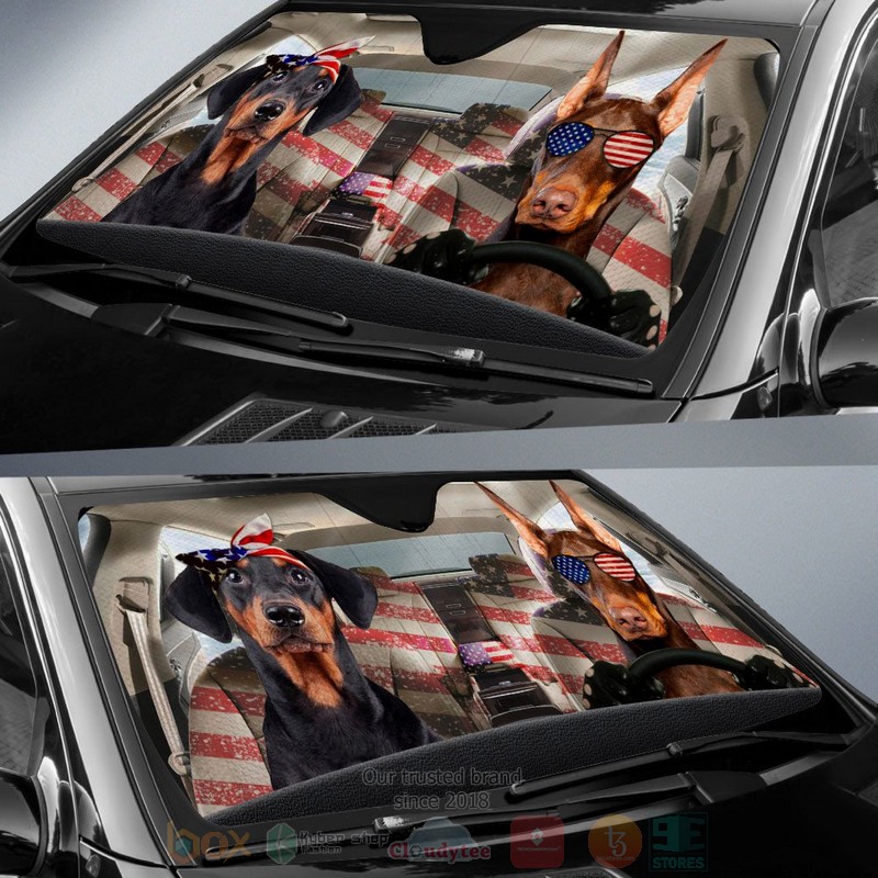 Doberman_Pinscher_American_Flag_Independence_Day_Car_Sun_Shade_1