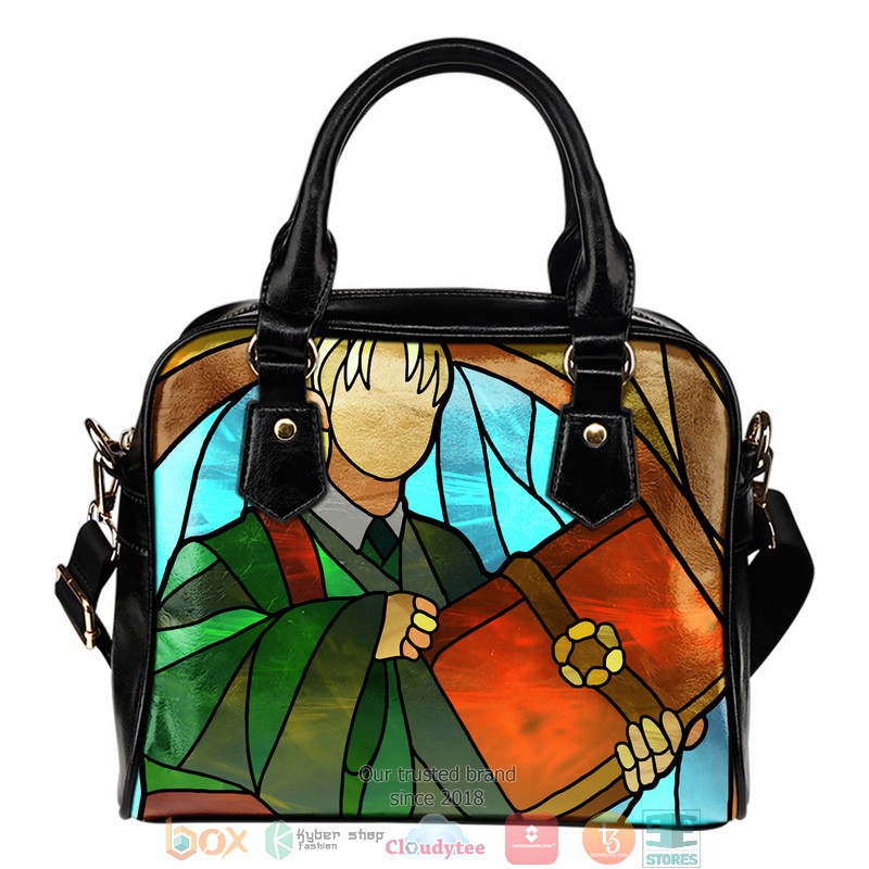 Draco_Stained_Glass_Leather_Shoulder_Handbag