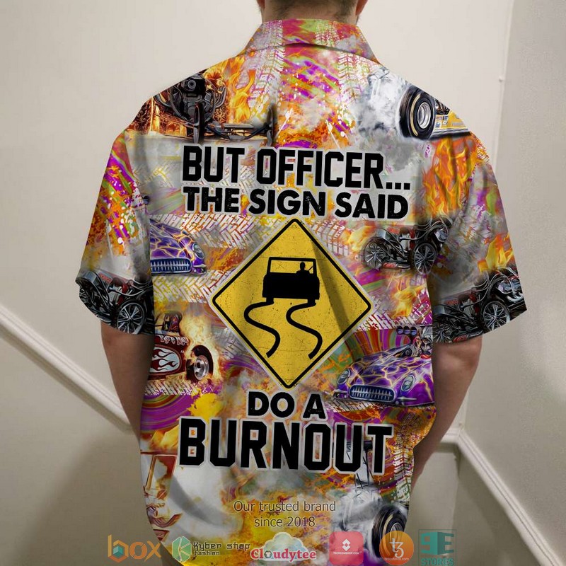 Drag_Racing_Do_A_Burnout_Hawaiian_shirt_1