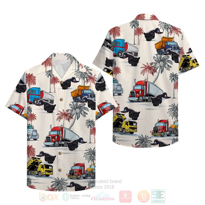 Duck_Truck_for_Trucker_Hawaiian_Shirt