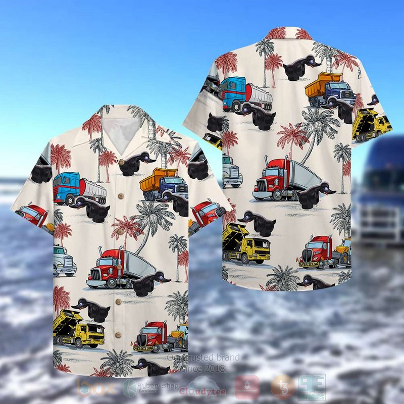Duck_Truck_for_Trucker_Hawaiian_Shirt_1