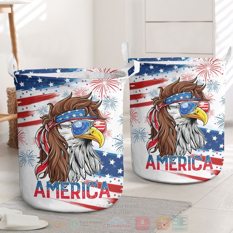 Eagle_America_Independence_Day_Firework_Laundry_Basket