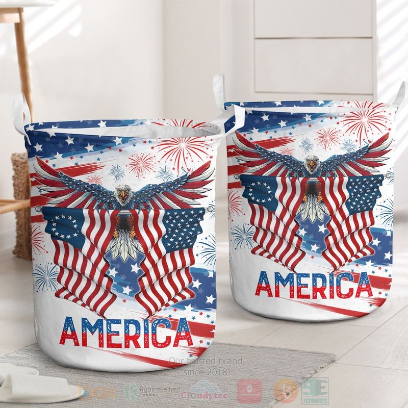 Eagle_America_Independence_Day_Laundry_Basket