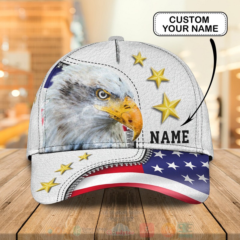 Eagle_The_Legend_White_Custom_Name_Cap