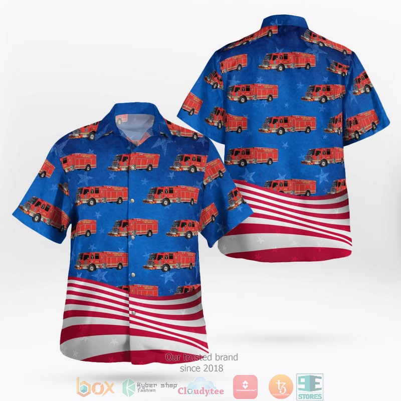 Escambia_County_Fire_Rescue_Florida_Independence_Day_Hawaii_3D_Shirt