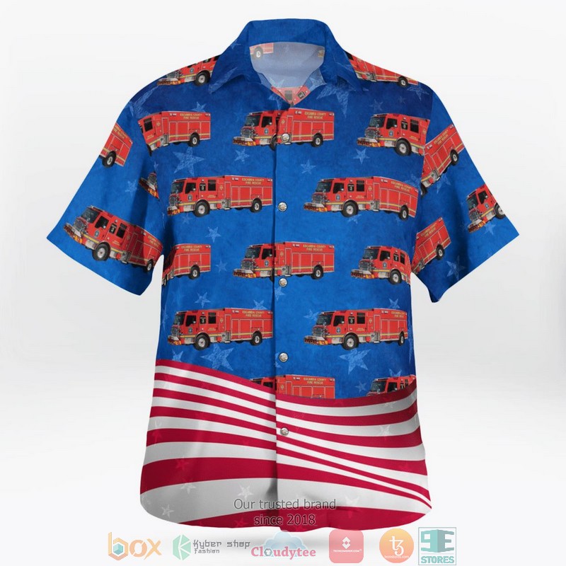 Escambia_County_Fire_Rescue_Florida_Independence_Day_Hawaii_3D_Shirt_1