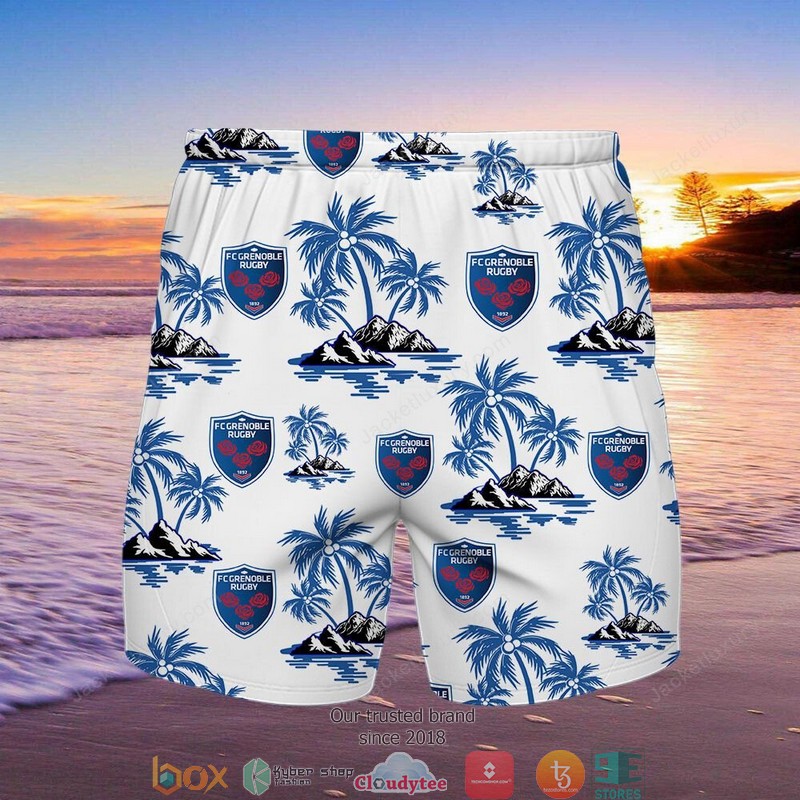 FC_Grenoble_Rugby_Hawaiian_Shirt_Beach_Short_1