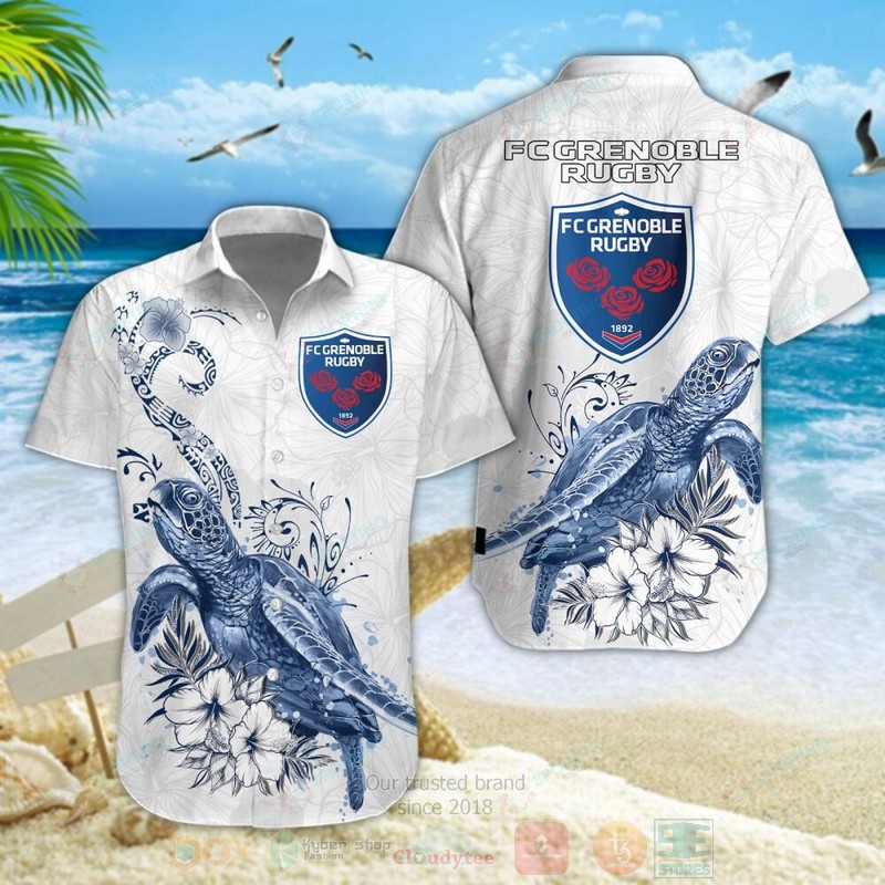 FC_Grenoble_Rugby_Turtle_Hawaiian_Shirt_Short