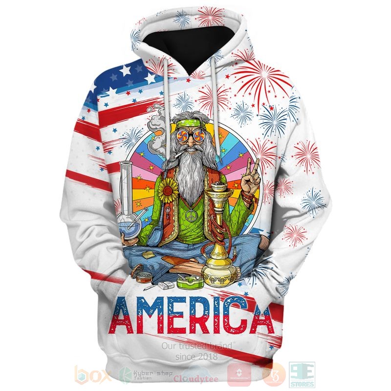 Flag_Hippie_Stoner_US_Independence_Day_3D_Hoodie_Shirt