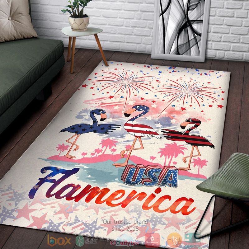 Flamerica_USA_firework_America_Indepence_day_Rug_1