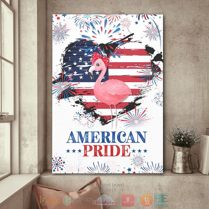 Flamingo_America_Pride_Independence_Day_Canvas