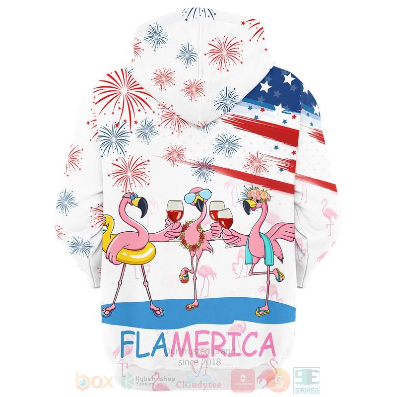 Flamingo_Drinking_US_Independence_Day_3D_Hoodie_Shirt_1