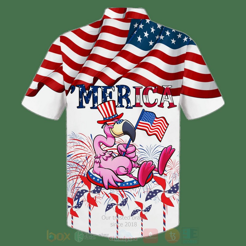 Flamingo_Merica_US_Flag_Hawaiian_Shirt_1