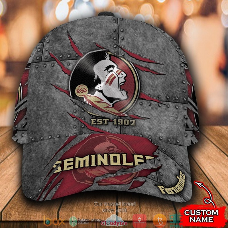 Florida_State_Seminoles_Luxury_NCAA1_Est_1902_Custom_Name_Cap