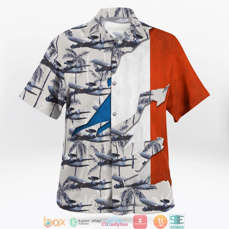 French_Air_and_Space_Force_E_3F_Sentry_Hawaiian_Shirt_1