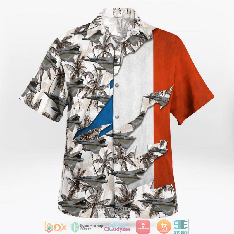 French_Air_and_Space_Force_Mirage_2000D_Hawaiian_Shirt_1