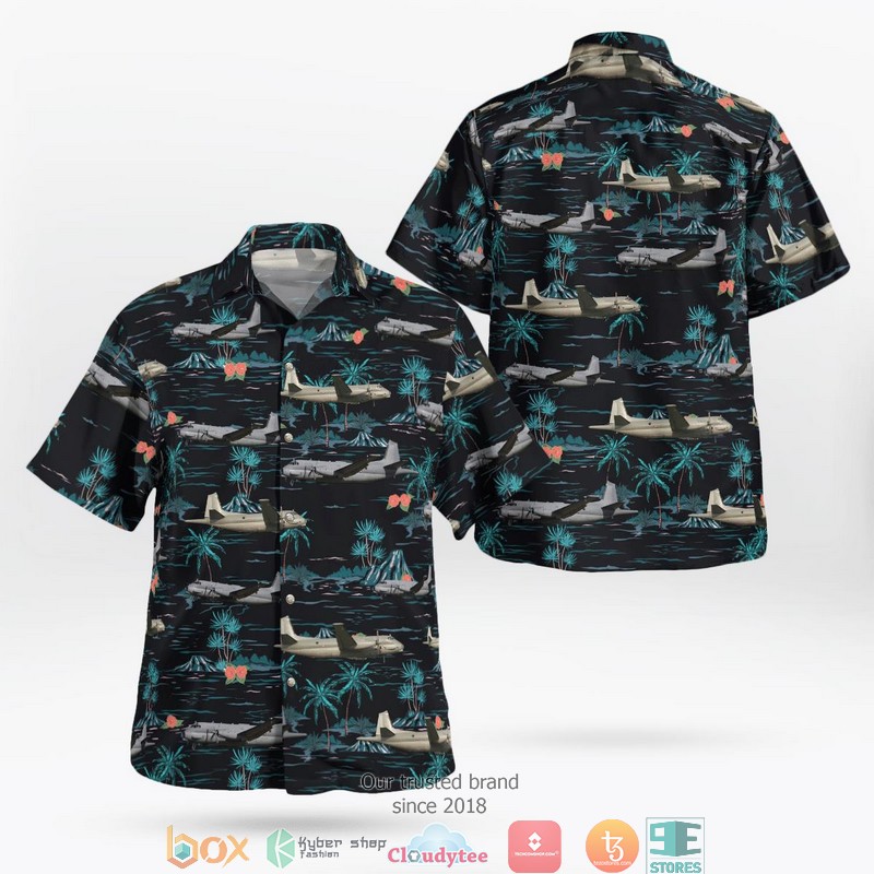French_Navy_Marine_Nationale_Breguet_Atlantic_Hawaiian_Shirt