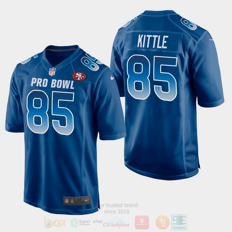 George_Kittle_San_Francisco_49ers_NFC_2019_Pro_Bowl_Football_Jersey