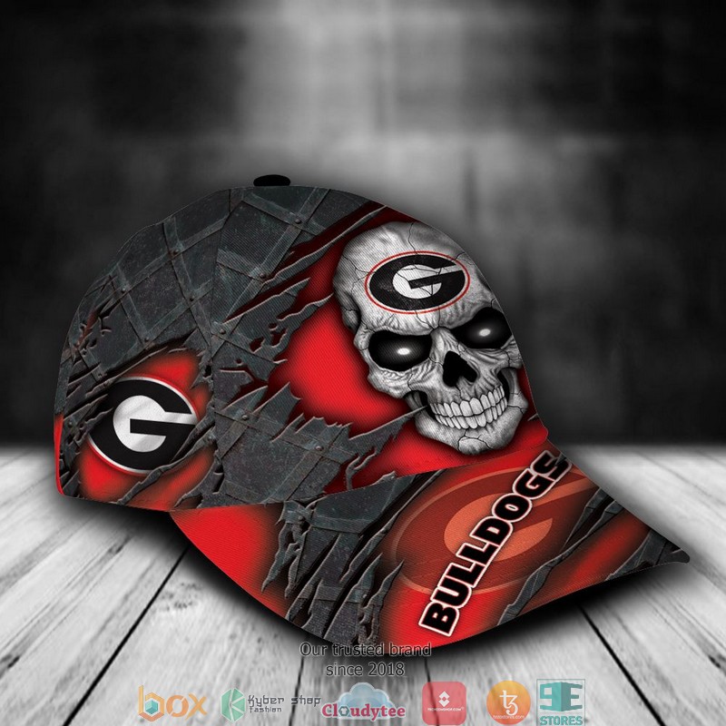 Georgia_Bulldogs_Skull_NCAA1_Custom_Name_Cap_1