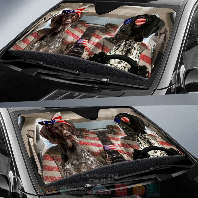 German_Shorthaired_Pointer_American_Flag_Independence_Day_Car_Sun_Shade_1