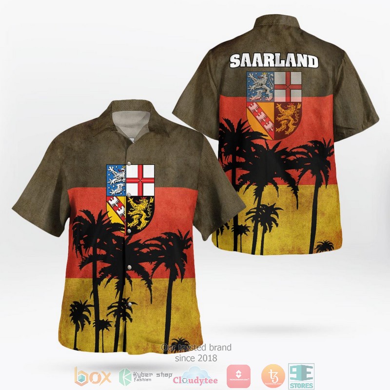 Germany_Saarland_Hawaii_3D_Shirt