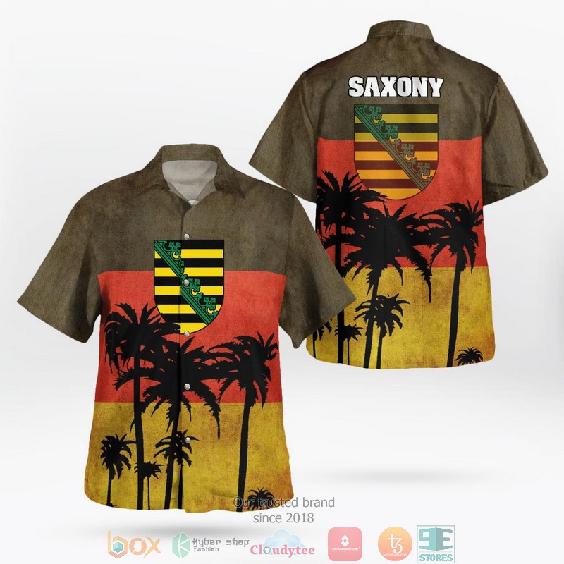 Germany_Saxony_Hawaii_3D_Shirt