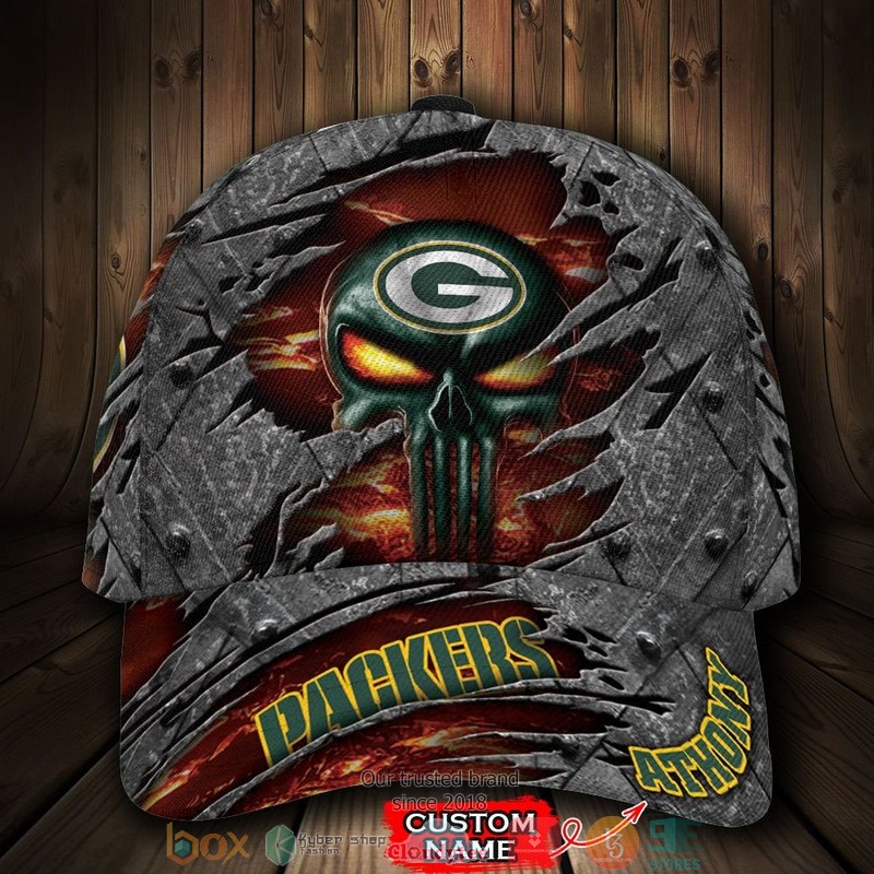 Green_Bay_Packers_Classic_Cap_Luxury_Skull_NFL_Custom_Name_Cap