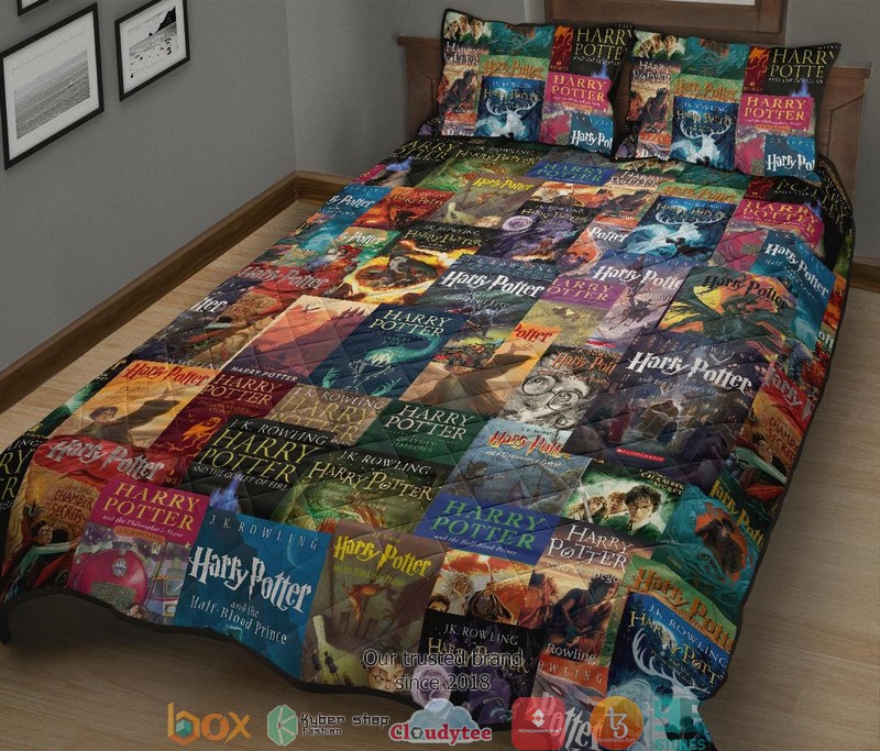 Harry_Potter_Book_Covers_Quilt_Bedding_Set_1