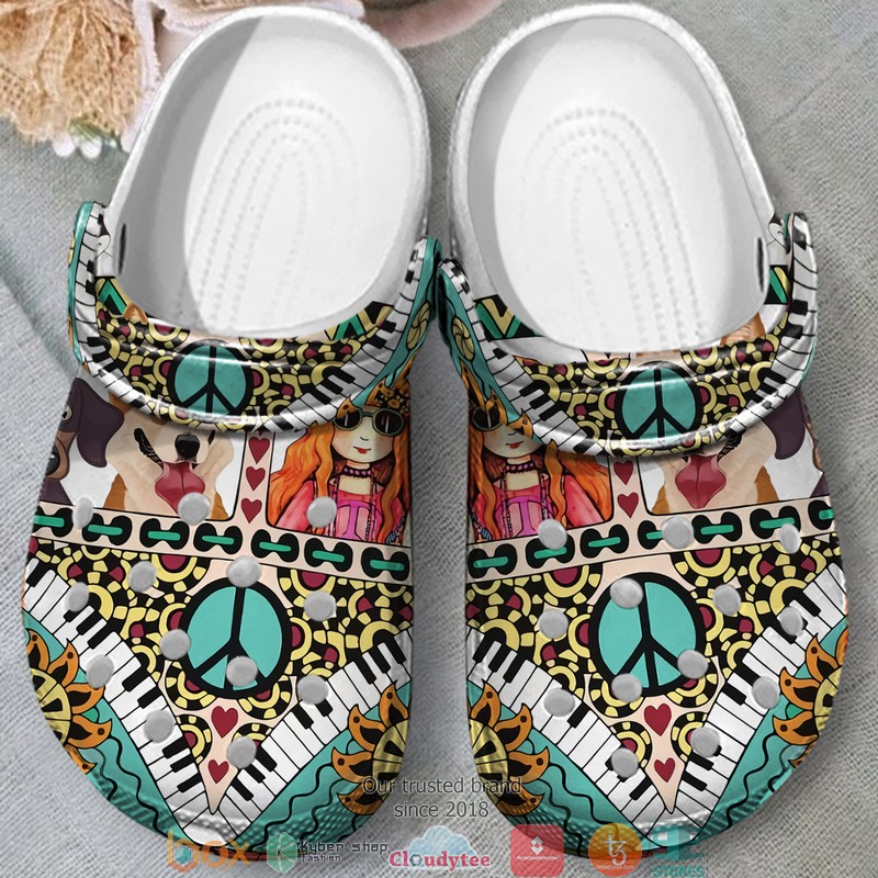 Hippie_Car_For_Dog_Lover_Crocband_Shoes_1