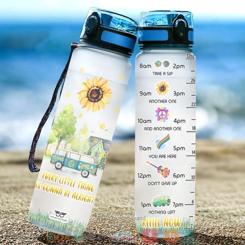 Hippie_Every_Little_Thing_Is_Gonna_Be_Alright_Sunflower_Water_Bottle
