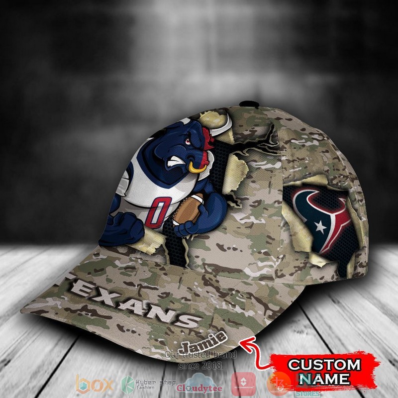 Houston_Texans_CAMO_Mascot_NFL_Custom_Name_Cap_1