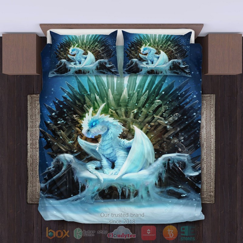 Ice_dragon_Game_Of_Thrones_Bedding_Sets