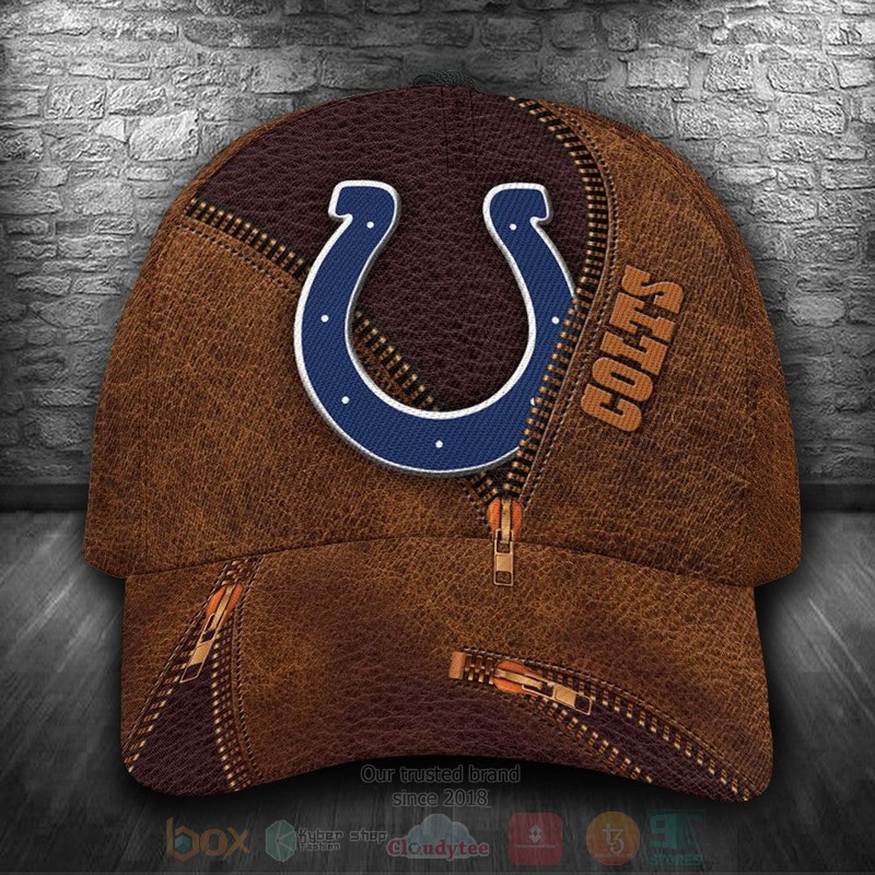 Indianapolis_Colts_NFL_Custom_Name_Brown_Cap