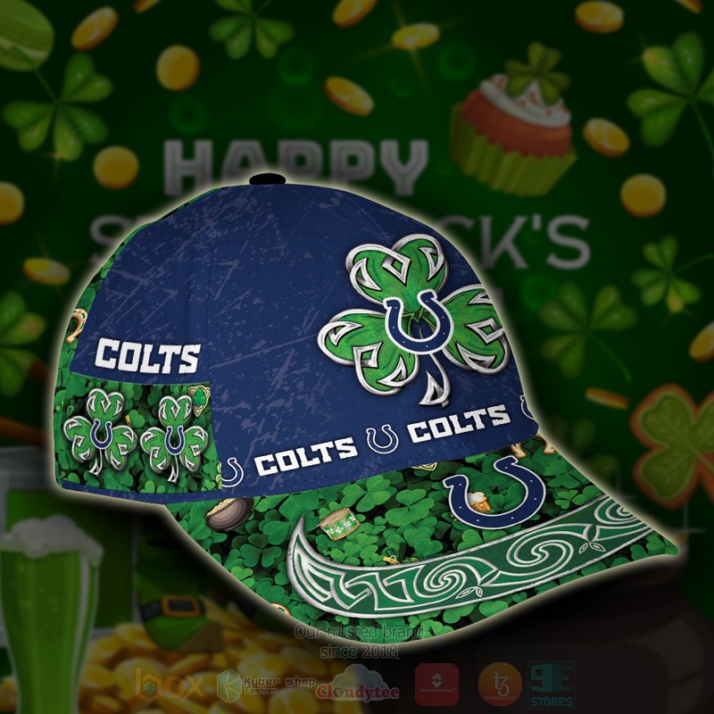 Indianapolis_Colts_St_Patrick_Day_NFL_Custom_Name_Cap_1