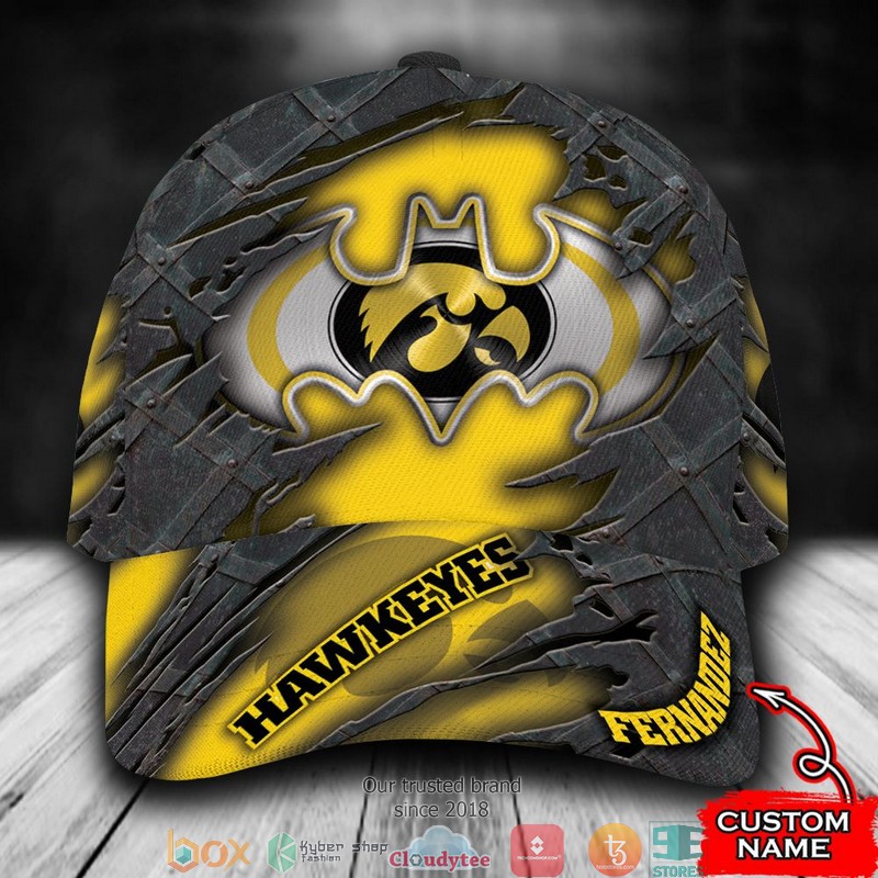 Iowa_Hawkeyes_Batman_NCAA1_Custom_Name_Cap