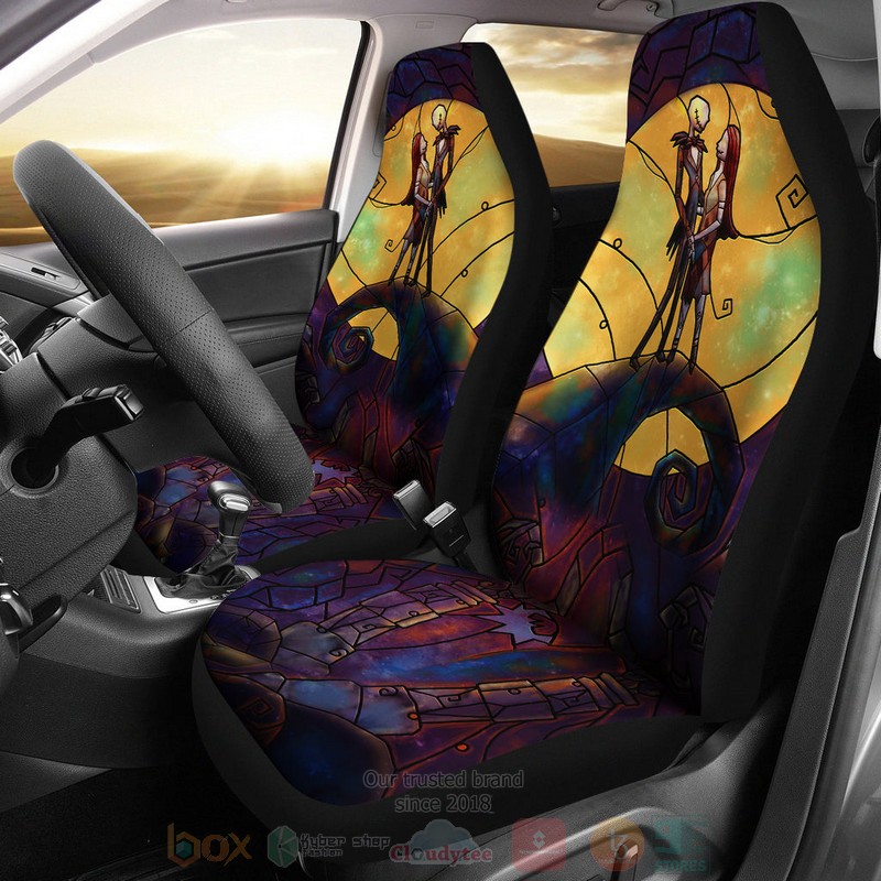 Jack_And_Sally_Car_Seat_Cover