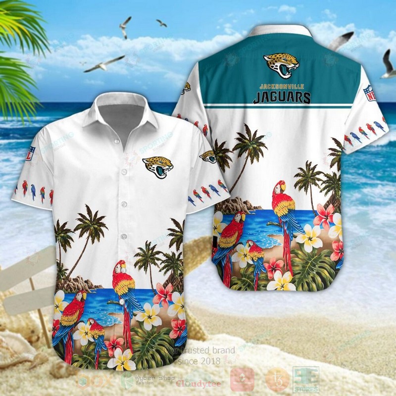 Jacksonville_Jaguars_NFL_Parrot_Hawaiian_Shirt
