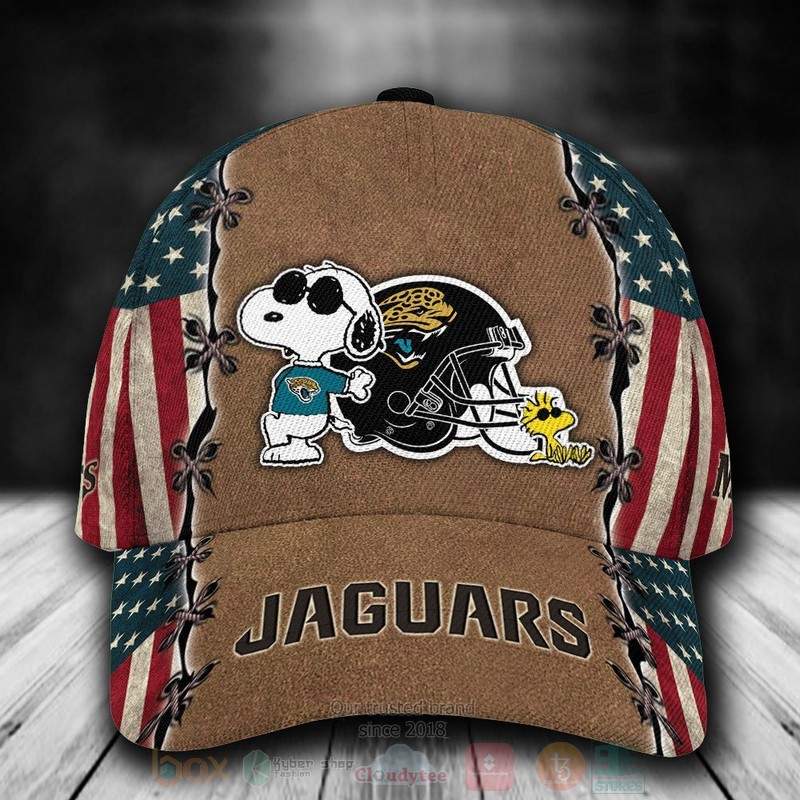 Jacksonville_Jaguars_Snoopy_NFL_Custom_Name_Cap