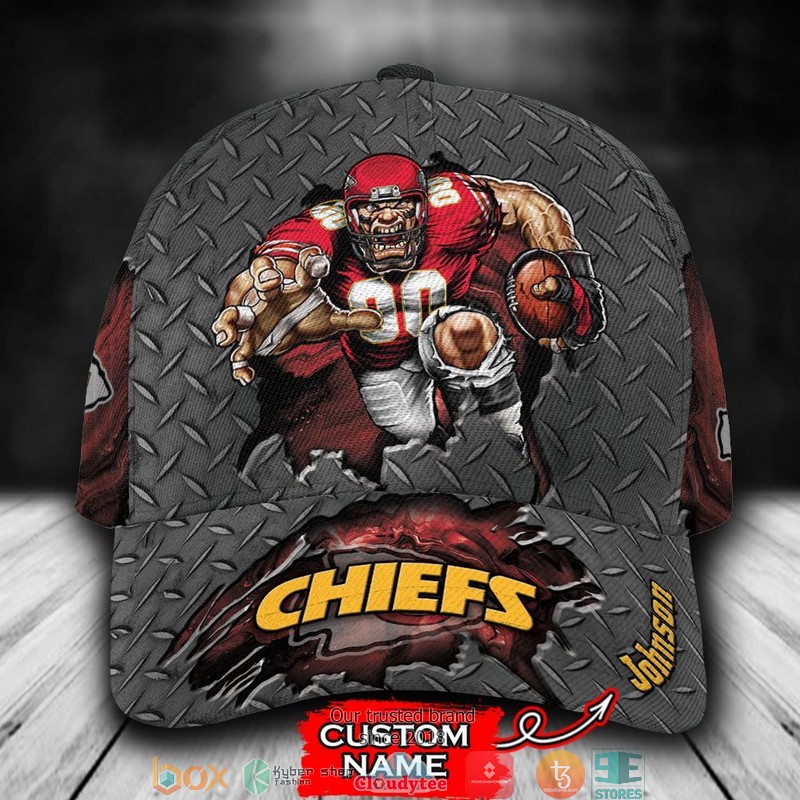 Kansas_City_Chiefs_Mascot_NFL_Custom_Name_Cap